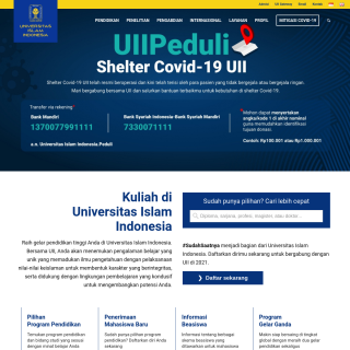 Universitas Islam Indonesia  website