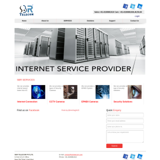 SBR Telecom  website