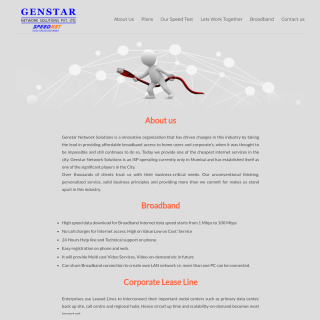 Genstar Network Solutions  website