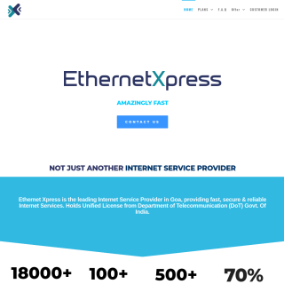 Ethernet Xpress India Pvt. Ltd.  website