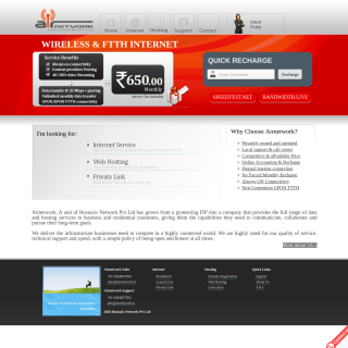  Hostaxis Network  aka (Airnetwork broadband)  website