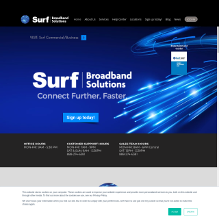  Surf Air Wireless AS13428  aka (Surf Broadband Solutions)  website