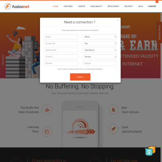 Fusionnet Web Services  website