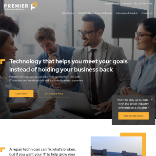  Premier Technology Solutions  website
