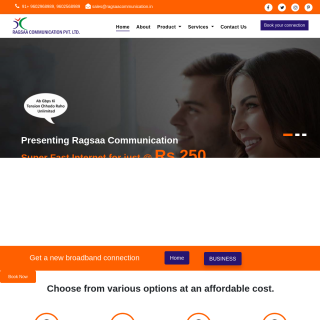 Ragsaa Communication  website