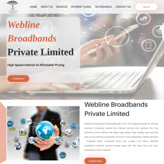  Webline Broadband  aka (AS134933)  website