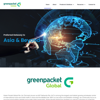 Green Packet Global  website