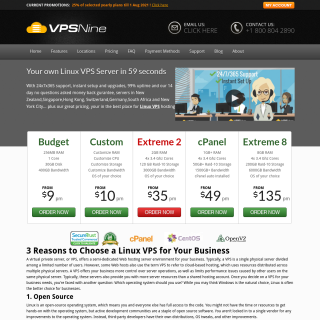  VPSnine  website