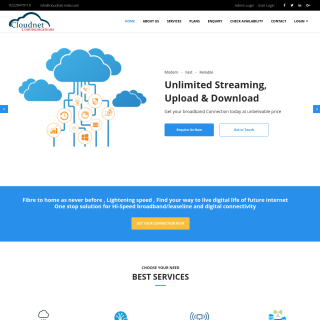 Cloudnet Communications  website