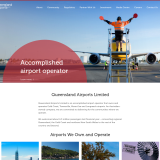  Queensland Airports  aka (QAL)  website