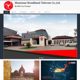 Myanmar Broadband Telecom  website