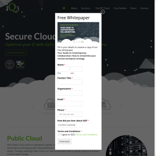  iQ3  website
