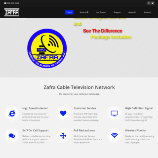 Zafra Cable TV Network  website