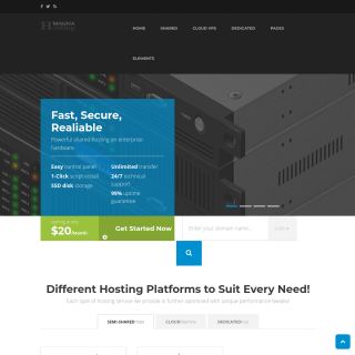 Magnahosting  website