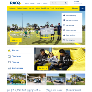 RACQ Operations  website