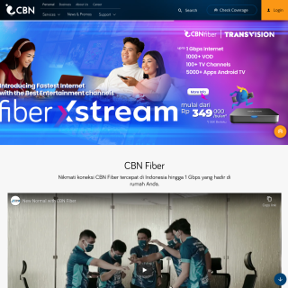 CBN Broadband  website