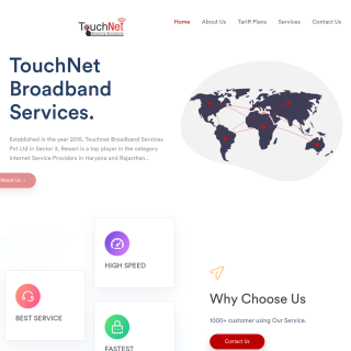  Touchnet Broadband Services Pvt Ltd  aka (Touchnet broadband)  website
