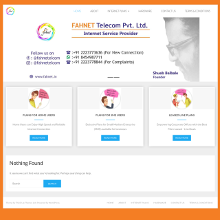Fahnet Telecom  website