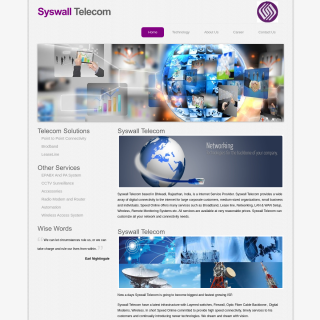 Syswall Telecom Private Limited  website