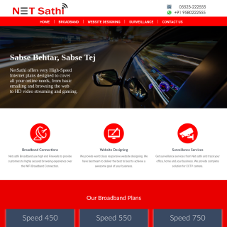  Net Sathi Networks Pvt. Ltd  website