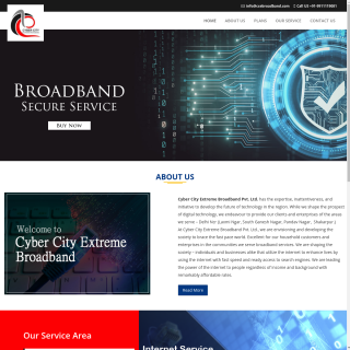 Cybercity Extreme Broadband  website