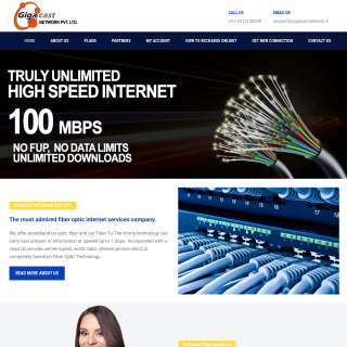 GIGACAST NETWORK DELHI  website