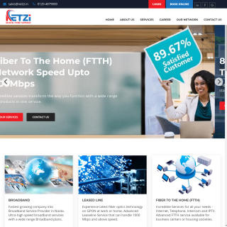 Netzi Broadband Services aka (Netzi) website