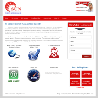  Suntech Sanchar  aka (Sun Broadband)  website