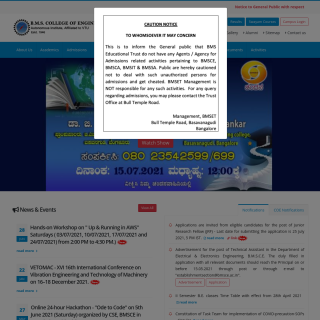  BMS College of Engineering AS136470  website