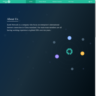 Earth network technology  website