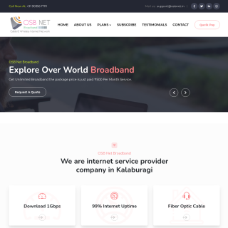 Osbnet Broadband  aka (OSBNET)  website