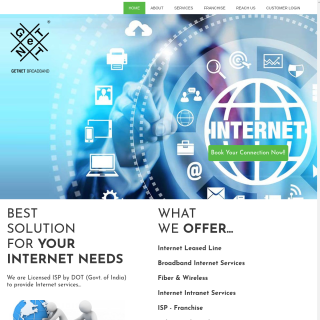 White Stallion Networks Pvt Ltd  aka (Getnet Fiber)  website