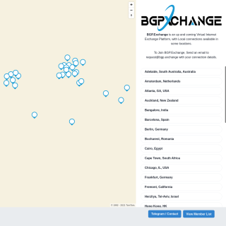 BGP.Exchange Route Servers  aka (BGPXChange)  website