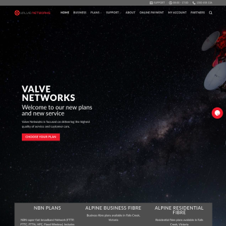 Valve Networks  website