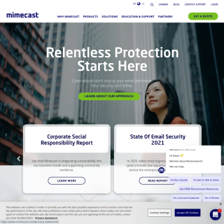  Mimecast Australia Pty Ltd  aka (Mimecast)  website