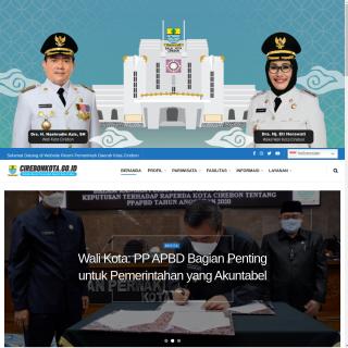 Dinas Komunikasi Informatika dan Statistik Kota Cirebon  aka (DKISCRB)  website