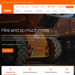  Coates Hire Operations  website