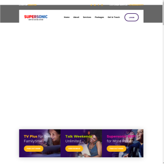 Supersonic Isp Connectivity India  website