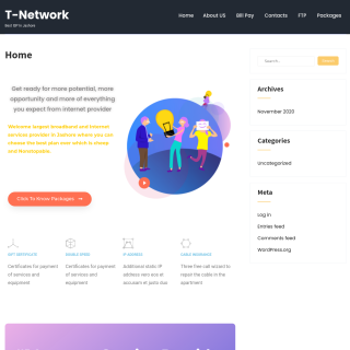 T Network  website
