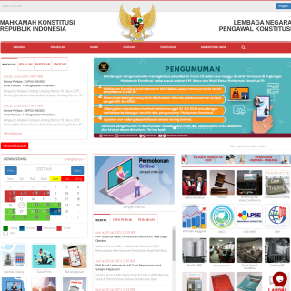  Mahkamah Konstitusi Republik Indonesia  aka (MKRI)  website
