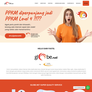 Fastel Sarana Indonesia NAP AS138132 aka (Globe.net) website