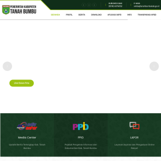 Pemerintah Kabupaten Tanah Bumbu website