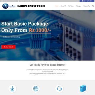 Boom Info Tech  website