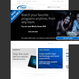 Troy Cablevision, Inc.  website
