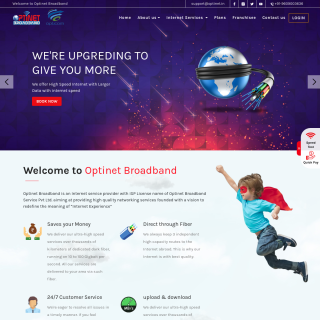 Opticom Networks aka (Optinet Broadband) website