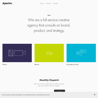 Aperim  website