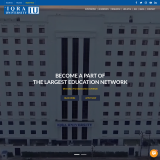  Iqra University  website