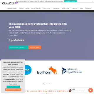 CloudCall Asia Pacific aka (Synety Ltd) website