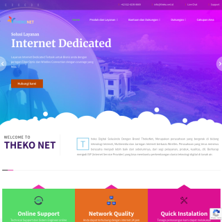 Theko Digital Solusindo  aka (ISP Theko Net)  website