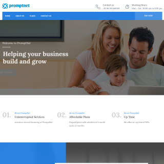  Promptnet Broadband  website
